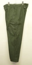 画像4: 70'S ベルギー軍 "左右非対称ポケット" プリーツ入り カーゴパンツ ミリタリーグリーン 6FF (VINTAGE)