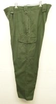 画像4: 80'S ベルギー軍 "左右非対称ポケット" プリーツ入り カーゴパンツ ミリタリーグリーン M8G (VINTAGE)