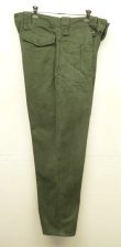 画像3: 70'S ベルギー軍 "左右非対称ポケット" プリーツ入り カーゴパンツ ミリタリーグリーン 6FF (VINTAGE)