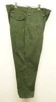 画像3: 80'S ベルギー軍 "左右非対称ポケット" プリーツ入り カーゴパンツ ミリタリーグリーン M8G (VINTAGE)