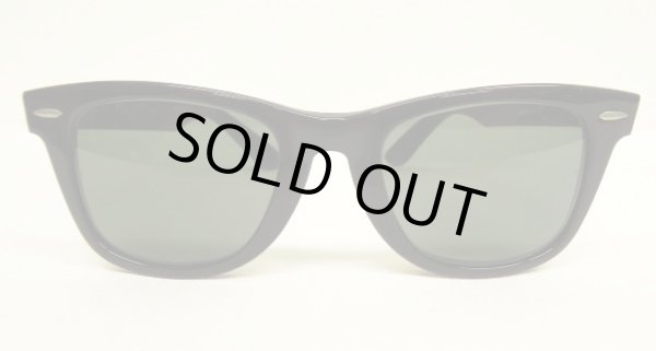 画像1: 80'S B&L ボシュロム製 RAY-BAN "WAYFARER" サングラス ブラック USA製 (VINTAGE)