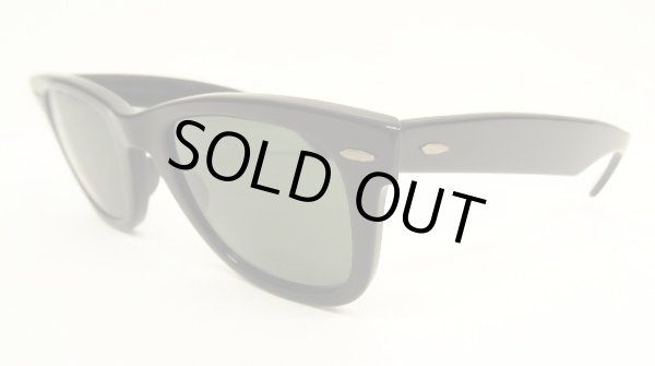 画像2: 80'S B&L ボシュロム製 RAY-BAN "WAYFARER" サングラス ブラック USA製 (VINTAGE)