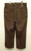 画像1: 80'S DICKIES 874 チビタグ ワークパンツ ブラウン TALONジップ W36L29 USA製 (VINTAGE)