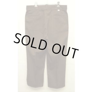 画像: 80'S DICKIES 874 チビタグ ワークパンツ ブラウン TALONジップ W36L29 USA製 (VINTAGE)