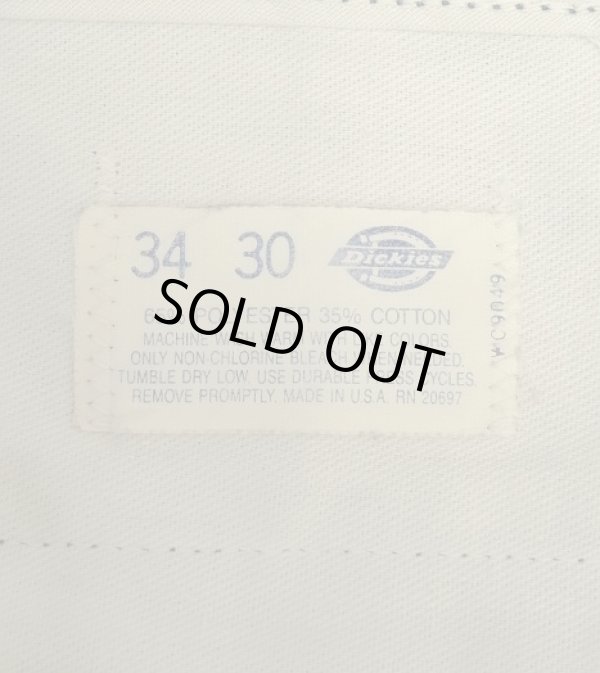 画像4: 80'S DICKIES 874 チビタグ ワークパンツ ネイビー W34L30 USA製 (VINTAGE)