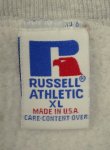 画像2: 90'S RUSSELL ATHLETIC クルーネック スナップボタン スウェットカーディガン ヘザーグレー USA製 (VINTAGE)