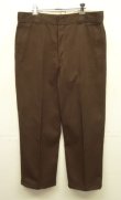 画像3: 80'S DICKIES 874 チビタグ ワークパンツ ブラウン TALONジップ W36L29 USA製 (VINTAGE)