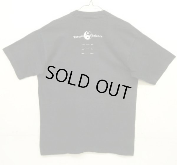 画像5: 90'S LIREN ENTERPRISES "YIN & YANG" シングルステッチ 両面プリント 半袖 Tシャツ ブラック (VINTAGE)