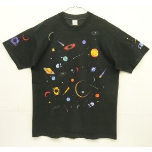 画像: 90'S DAN GILBERT シングルステッチ 全面プリント 半袖 Tシャツ ブラック USA製 (VINTAGE)