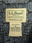 画像2: 00'S LL Bean コットン 半袖 オープンカラーシャツ 総柄 (VINTAGE)