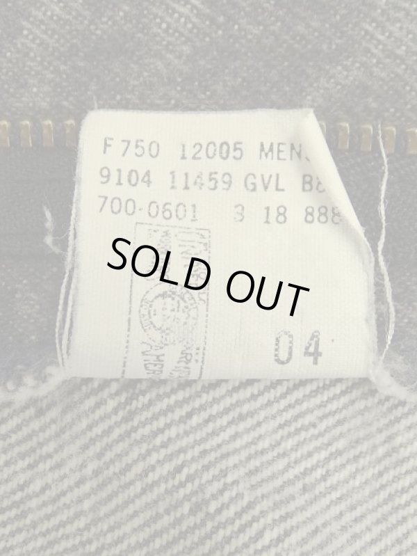 画像4: 90'S LL Bean "DOUBLE L JEANS" デニム 先染めブラック USA製 (VINTAGE)