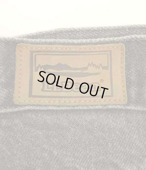 画像6: 90'S LL Bean "DOUBLE L JEANS" デニム 先染めブラック USA製 (VINTAGE)