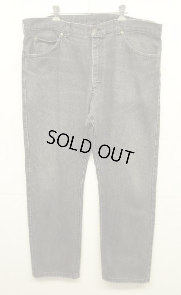 画像1: 90'S LL Bean "DOUBLE L JEANS" デニム 先染めブラック USA製 (VINTAGE)