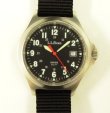 画像1: LL Bean カレンダー付き フィールドウォッチ 時計 文字盤ブラック スイス製 (VINTAGE)