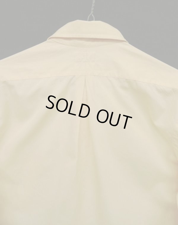 画像5: 60'S TURNER FAGMAN 6ボタン マチ付き 長袖 ポプリンシャツ イエロー (VINTAGE)