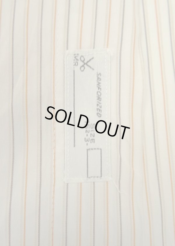 画像4: 60'S ALFRED'S 6ボタン ポプリン 半袖 BDシャツ ストライプ柄 (VINTAGE)