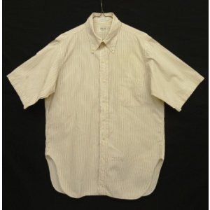 画像: 60'S ALFRED'S 6ボタン ポプリン 半袖 BDシャツ ストライプ柄 (VINTAGE)