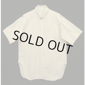 画像: 60'S ALFRED'S 6ボタン ポプリン 半袖 BDシャツ ストライプ柄 (VINTAGE)