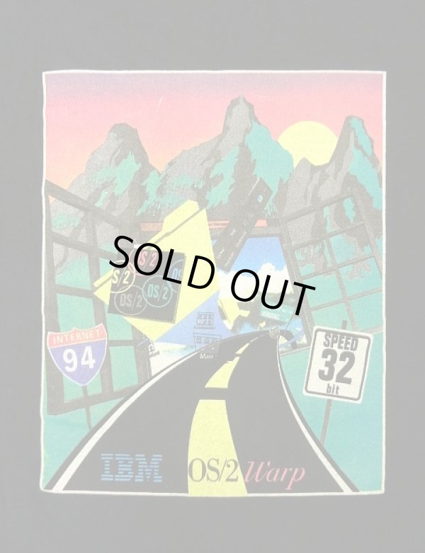 画像2: 90'S IBM 両面プリント シングルステッチ 半袖 Tシャツ ブラック USA製 (VINTAGE)