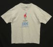 画像1: 90'S IBM "ATLANTA 1996" シングルステッチ 半袖 Tシャツ アッシュグレー USA製 (VINTAGE)