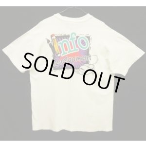 画像: 90'S DELL 両面プリント シングルステッチ 半袖 Tシャツ ホワイト USA製 (VINTAGE)