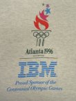 画像3: 90'S IBM "ATLANTA 1996" シングルステッチ 半袖 Tシャツ アッシュグレー USA製 (VINTAGE)