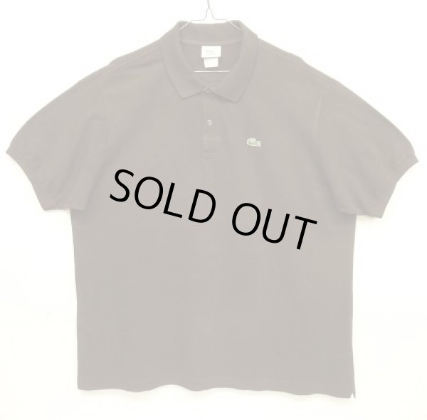 画像1: 90'S CHEMISE LACOSTE ポロシャツ ブラウン フランス製 (VINTAGE)