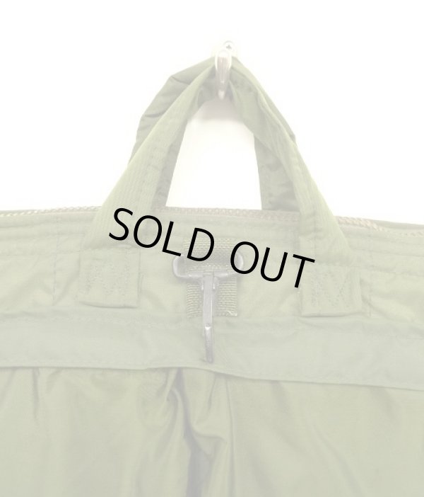 画像4: 80'S アメリカ軍 USAF フライヤーズ ヘルメットバッグ SERVALブラスジップ ツートンカラー (VINTAGE)