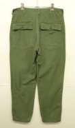 画像4: 60'S アメリカ軍 US ARMY "OG107" コットンサテン ベイカーパンツ W34L31 (VINTAGE)