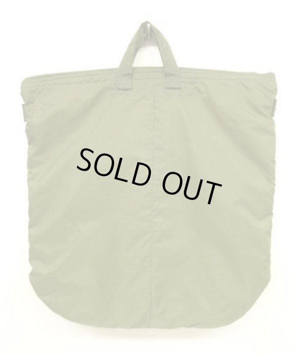 画像6: 80'S アメリカ軍 USAF フライヤーズ ヘルメットバッグ SERVALブラスジップ ツートンカラー (VINTAGE)