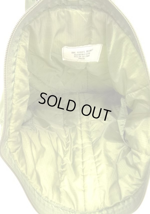 画像5: 80'S アメリカ軍 USAF フライヤーズ ヘルメットバッグ ミリタリーグリーン (VINTAGE)