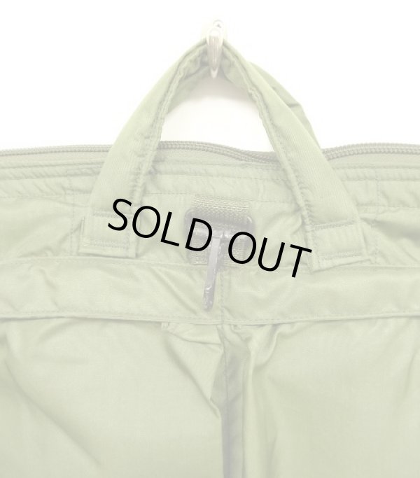 画像4: 80'S アメリカ軍 USAF フライヤーズ ヘルメットバッグ ミリタリーグリーン (VINTAGE)