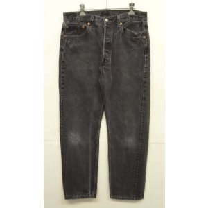 画像: 90'S LEVIS 501 デニム ブラック USA製 W33L30 (VINTAGE)
