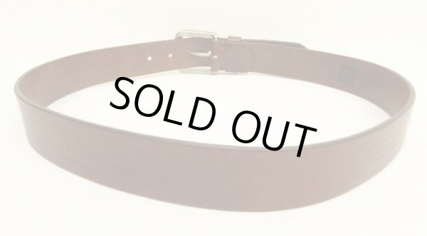 画像5: 90'S GAP "SOLID BRASSバックル" レザーベルト ブラウン (VINTAGE)