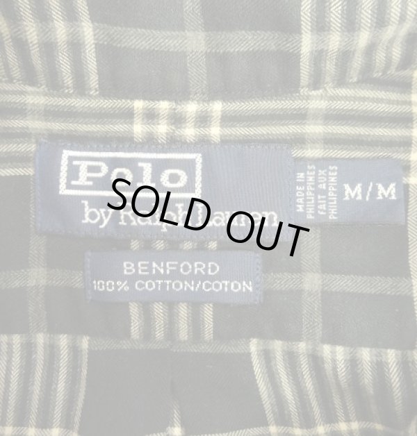 画像2: 90'S RALPH LAUREN "BENFORD" コットン 長袖 シャツ チェック柄 (VINTAGE)