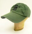 画像1: 90'S RALPH LAUREN ロゴ刺繍 ベースボールキャップ フェードグリーン (VINTAGE)