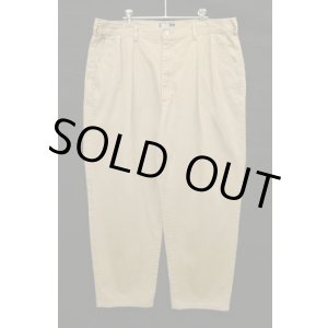 画像: 90'S RALPH LAUREN ツープリーツ チノパンツ ライトブラウン USA製 (VINTAGE)