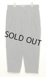 画像: 90'S RALPH LAUREN "HAMMOND PANT" ツープリーツ チノパンツ ブラック (VINTAGE)