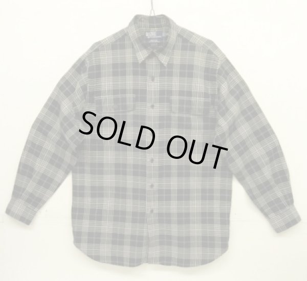 画像1: 90'S RALPH LAUREN "BENFORD" コットン 長袖 シャツ チェック柄 (VINTAGE)