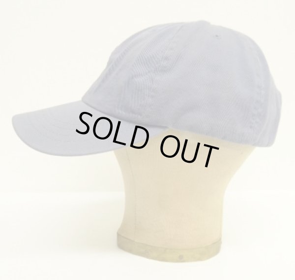 画像3: 90'S RALPH LAUREN ロゴ刺繍 ベースボールキャップ ブルー USA製 (VINTAGE)