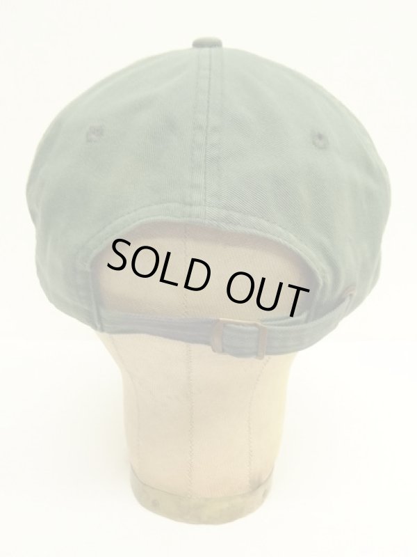 画像4: 90'S RALPH LAUREN ロゴ刺繍 ベースボールキャップ フェードグリーン (VINTAGE)