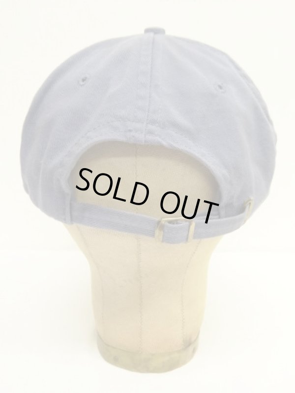 画像4: 90'S RALPH LAUREN ロゴ刺繍 ベースボールキャップ ブルー USA製 (VINTAGE)