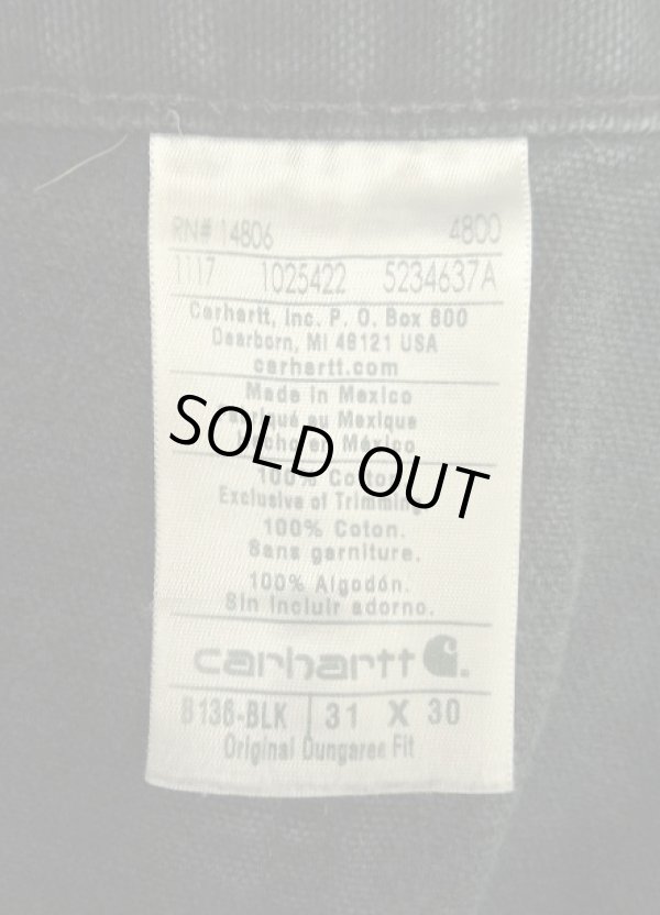 画像2: CARHARTT ダブルニー ダック ペインターパンツ ブラック W31L30 メキシコ製 (VINTAGE)