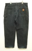 画像3: CARHARTT ダブルニー ダック ペインターパンツ ブラック W36L30 メキシコ製 (VINTAGE)
