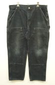 画像1: CARHARTT ダブルニー ダック ペインターパンツ ブラック W36L30 メキシコ製 (VINTAGE)