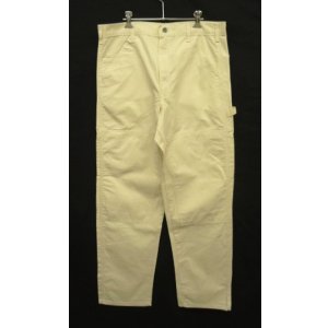 画像: 80'S STANLEY USA 旧タグ ダブルニー ペインターパンツ W32 ナチュラル USA製 (DEADSTOCK)