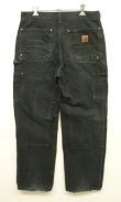 画像3: CARHARTT ダブルニー ダック ペインターパンツ ブラック W31L30 メキシコ製 (VINTAGE)