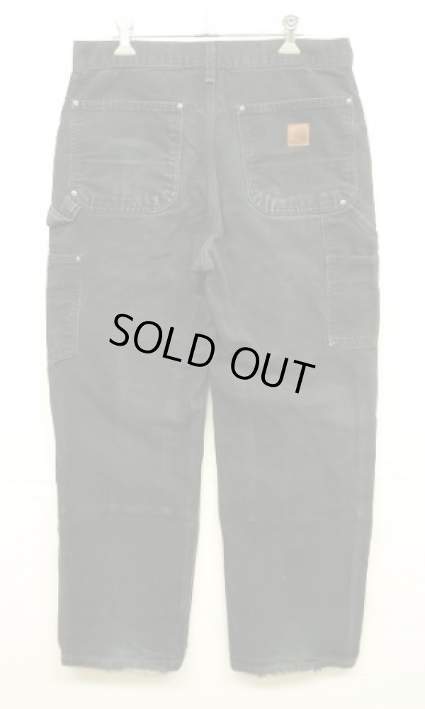 画像3: CARHARTT ダブルニー ダック ペインターパンツ ブラック W31L30 メキシコ製 (VINTAGE)
