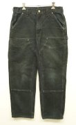 画像1: CARHARTT ダブルニー ダック ペインターパンツ ブラック W31L30 メキシコ製 (VINTAGE)