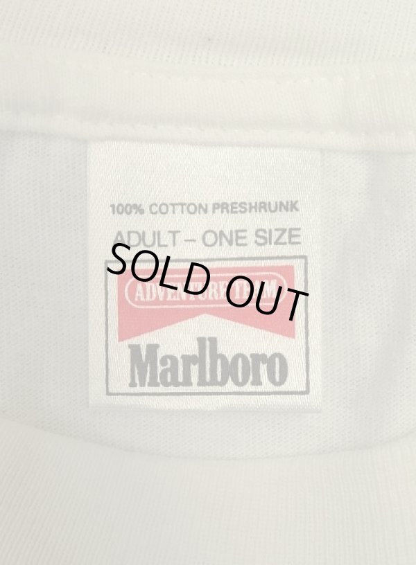 画像4: 90'S MARLBORO 両面プリント ポケット付き 半袖 Tシャツ ホワイト USA製 (VINTAGE)